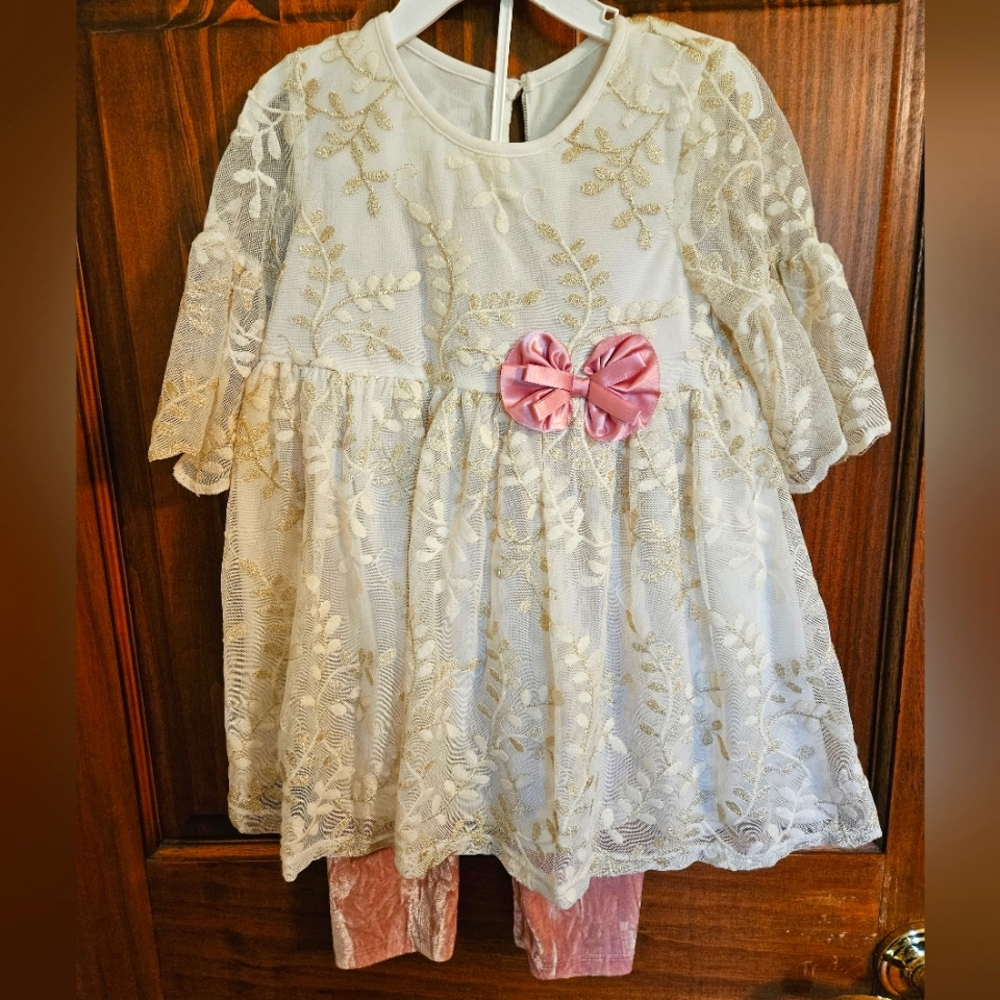 Bonnie Jean 2 pc set tunic and leggings